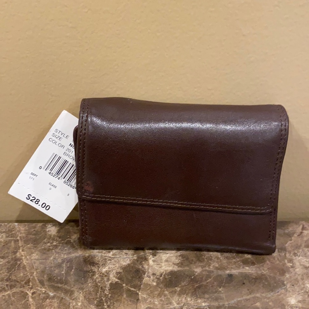 Indeed! brown wallet